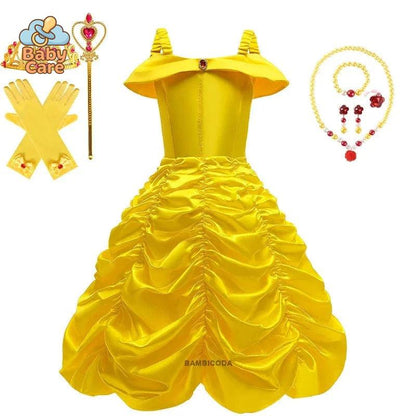 Déguisement Princesse Belle Enfant avec Accessoires