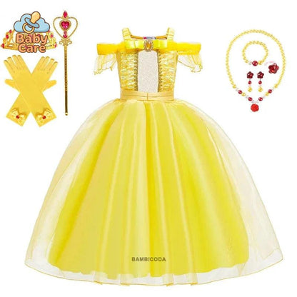 Déguisement Princesse Belle Enfant avec Accessoires