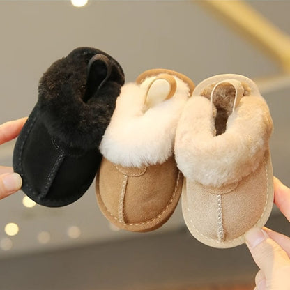 Chaussons Mignons en Peluche pour Bébés