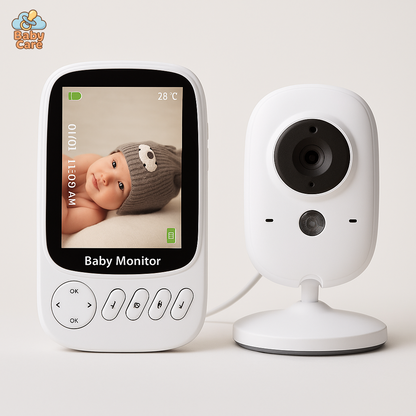 Babyphone : Moniteur bébé avec Ecran Portable à Vision Nocturne - vue de face