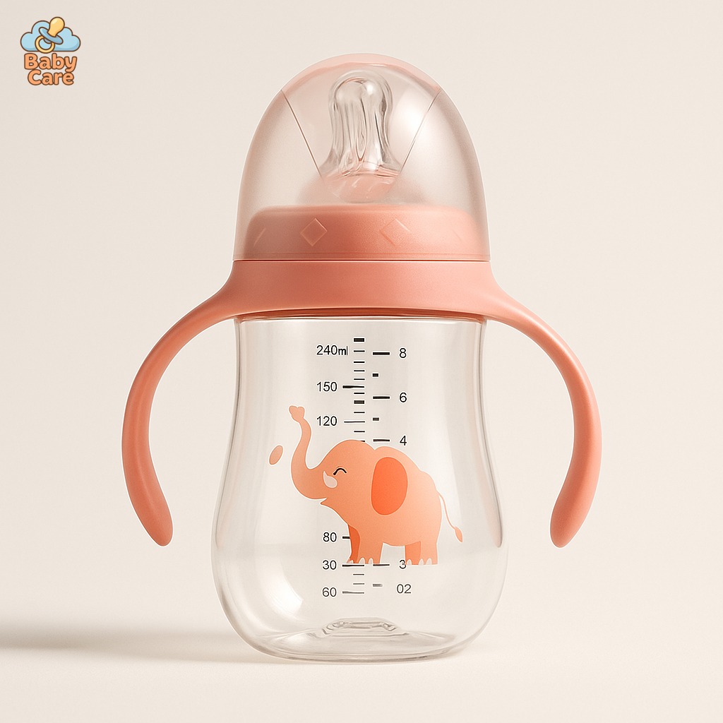 Biberon Paille 2 en 1 |  Baby Care - vue de face