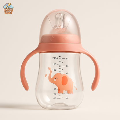 Biberon Paille 2 en 1 |  Baby Care - vue de face