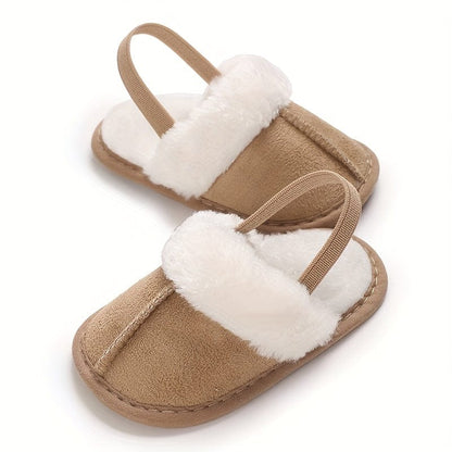 Chaussons Mignons en Peluche pour Bébés