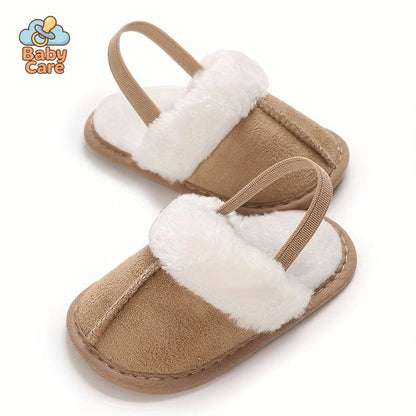 Chaussons Mignons en Peluche pour Bébés