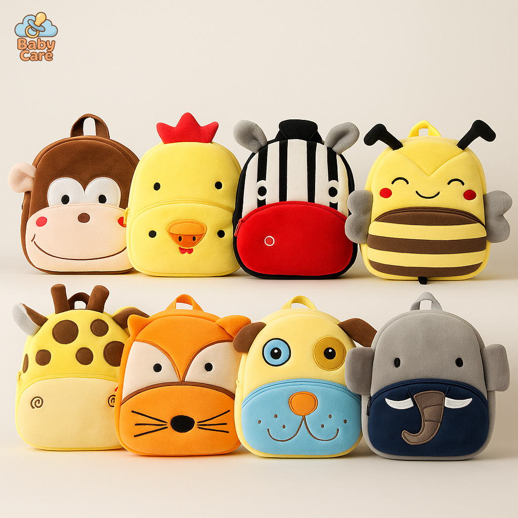 Cartable Mignons en peluche - vue de face