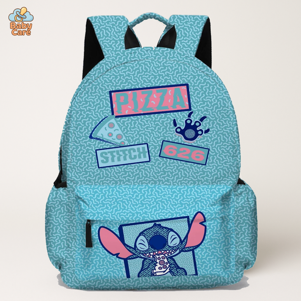 Cartable Stitch Imprimé - vue de face