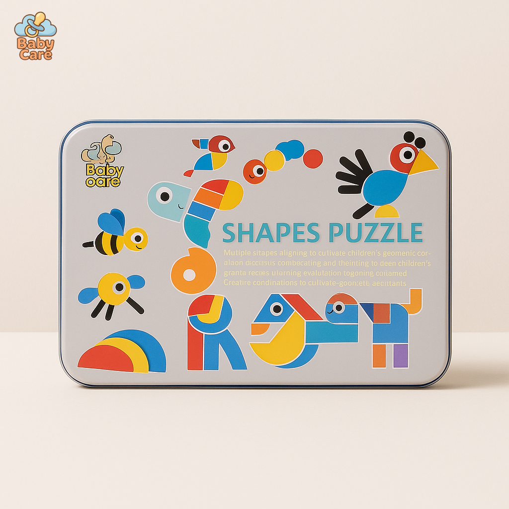 Coffret Puzzle Montessori avec Cartes - vue de face
