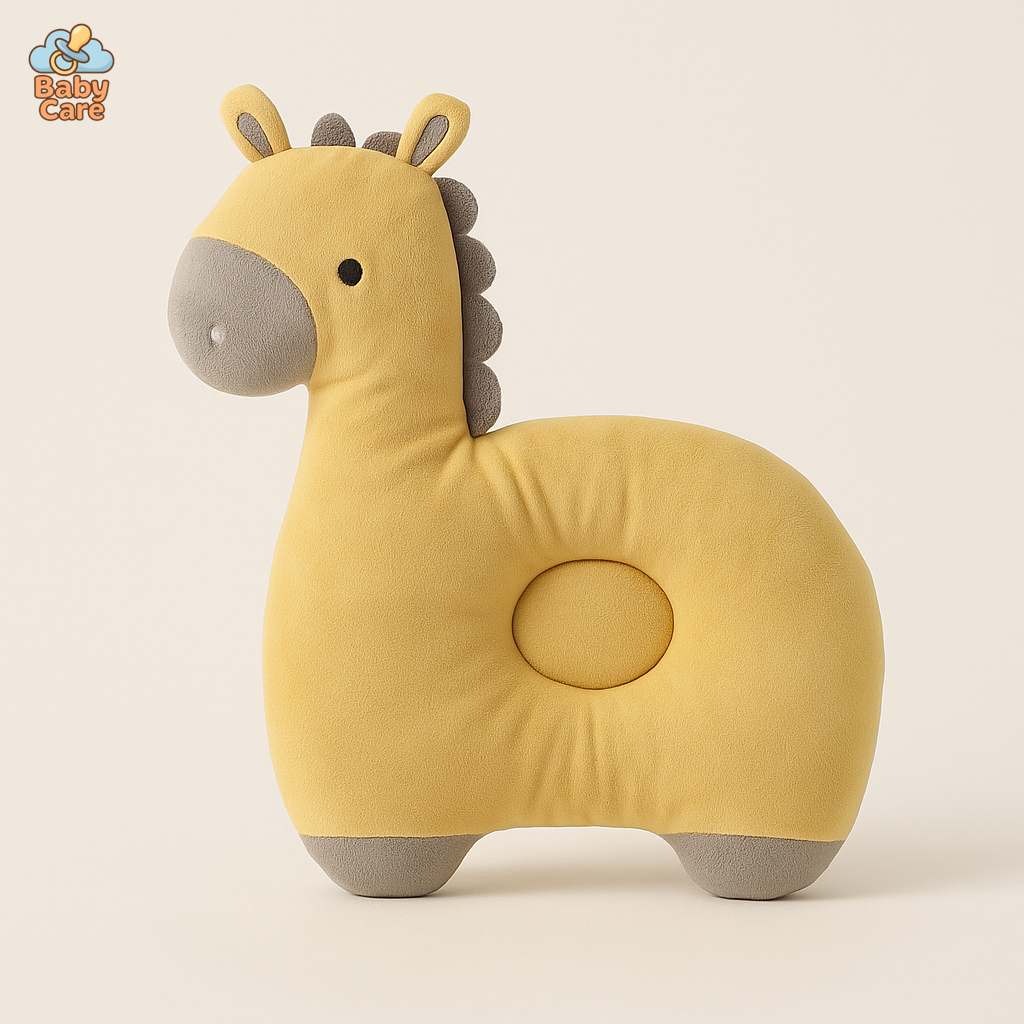 Coussin Anti Tête Plate Animaux Mignons - vue de profil