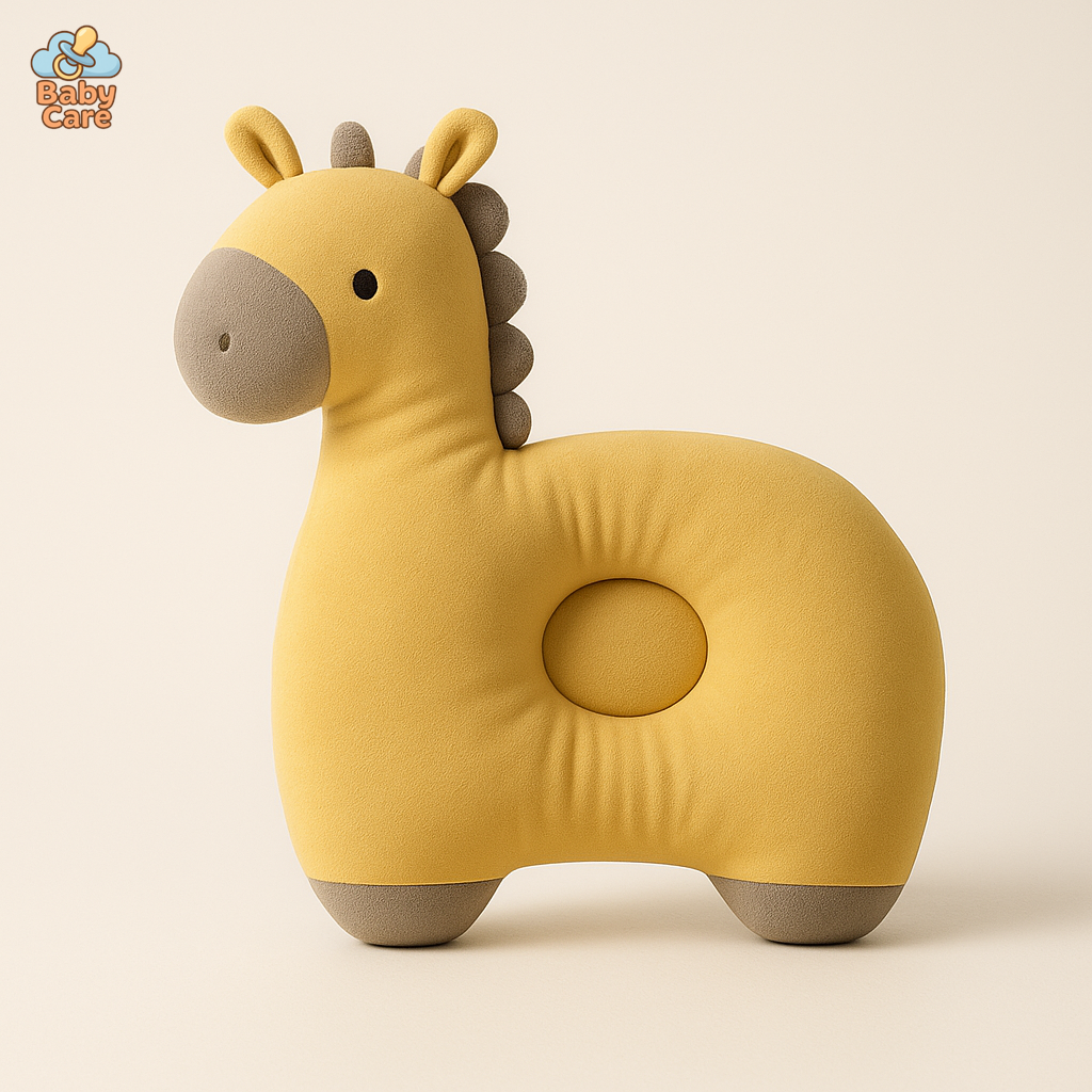 Coussin Anti Tête Plate Animaux Mignons - vue de face