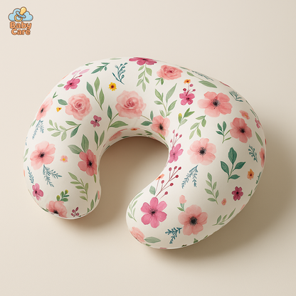 Coussin d’Allaitement Fleur - vue de face