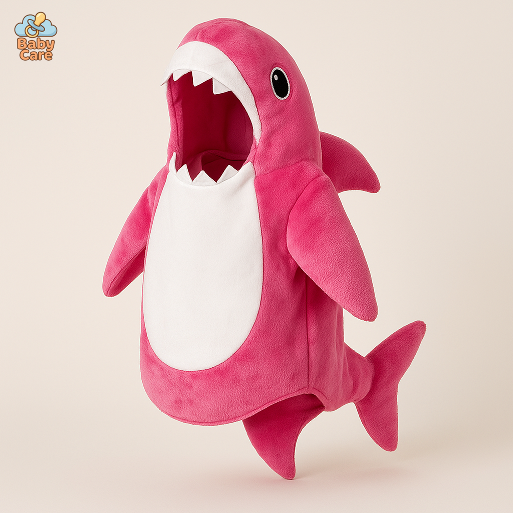 Déguisement carnaval baby shark bébé et enfant - vue de face