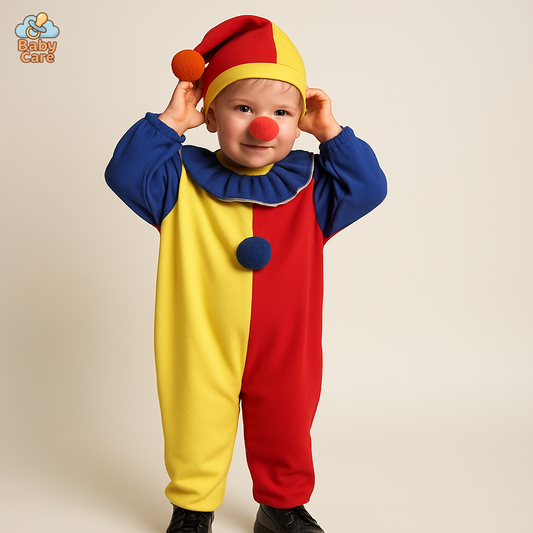 Déguisement carnaval clown bébé - vue de face