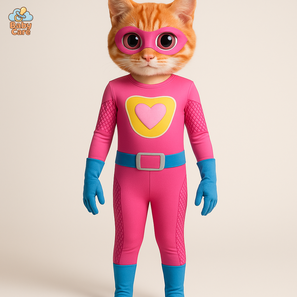 Déguisement Chat Combinaison Super Kitties Cosplay Enfant - vue de face