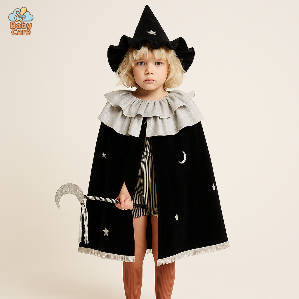 Déguisement de Sorcière Fille avec Chapeau - vue de face