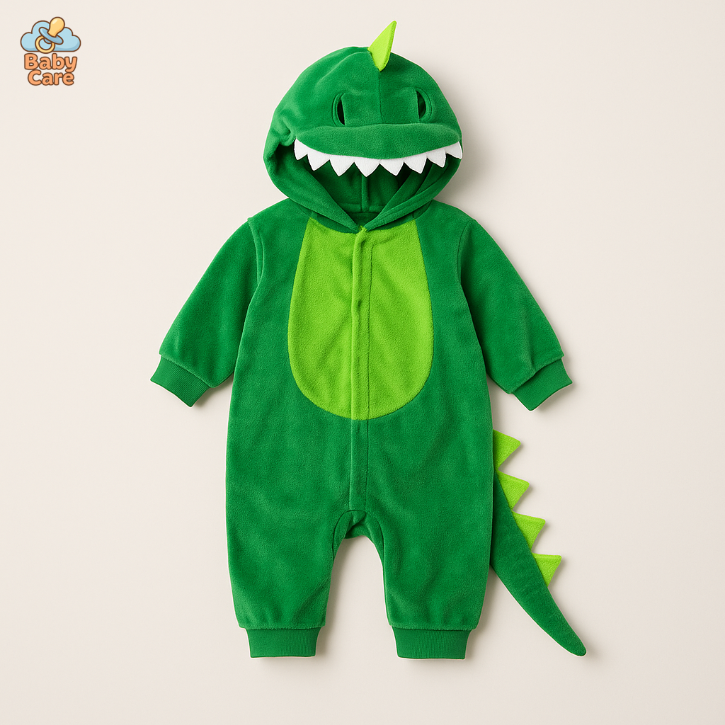 Déguisement dinosaure 2 à 8 ans confortable - vue de face