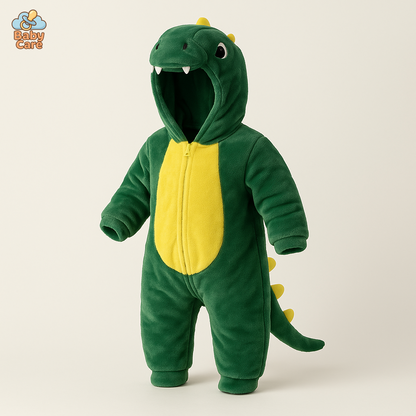 Déguisement dinosaure pyjama bébé - vue de face