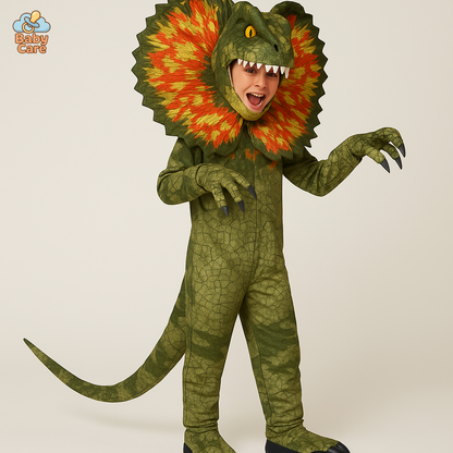 Déguisement dinosaure réaliste enfant - vue de face