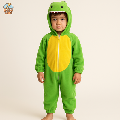 Déguisement Dinosaure Verte Enfant Cosplay - vue de face