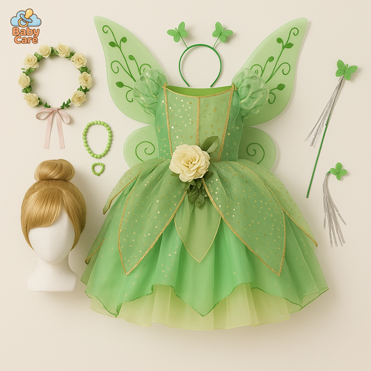 Déguisement fée Clochette Enfant - vue de face