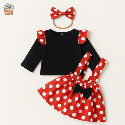 Déguisement minnie bébé carnaval - vue de face