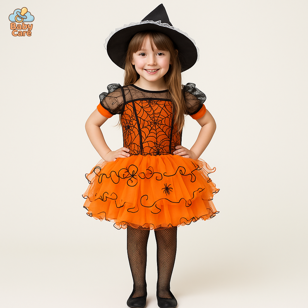 Déguisement petite sorcière - vue de face