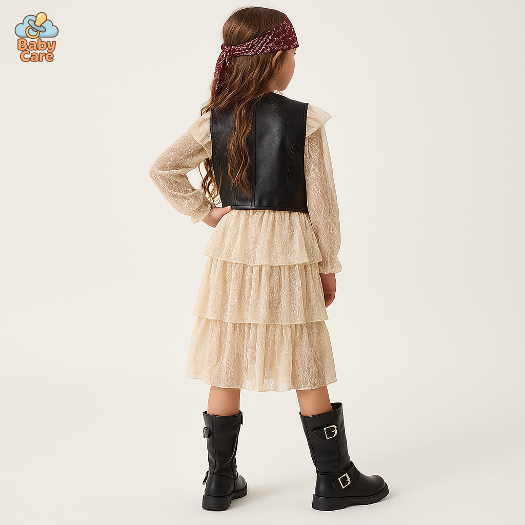 Déguisement pirate fillette - vue de face