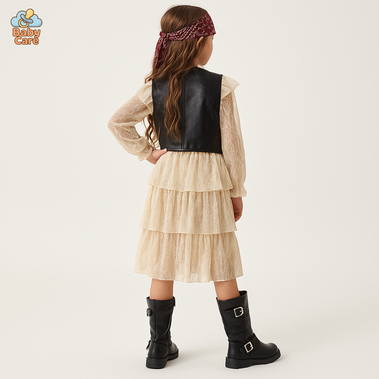 Déguisement pirate fillette - vue de face