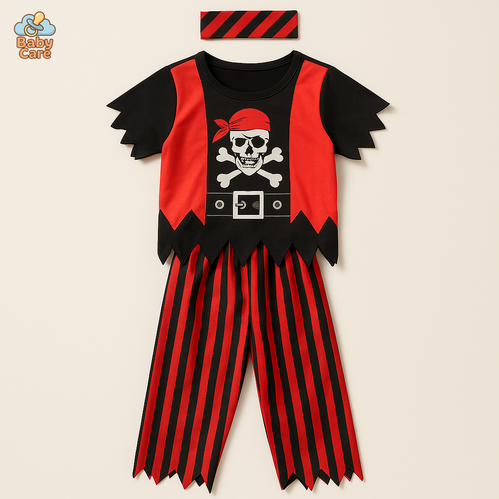 Déguisement pirate garçon halloween - vue de face