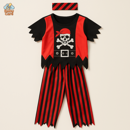 Déguisement pirate garçon halloween - vue de face