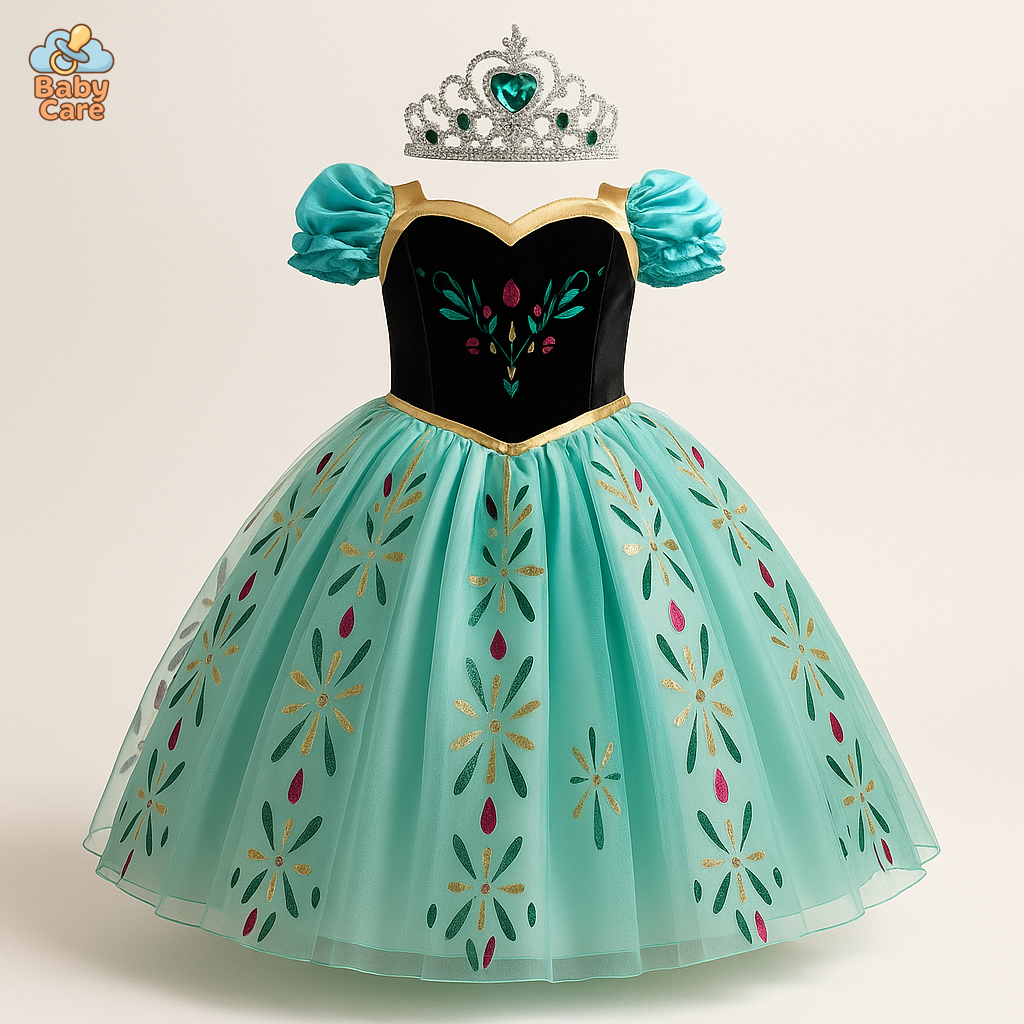 Déguisement princesse Anna carnaval - vue de face