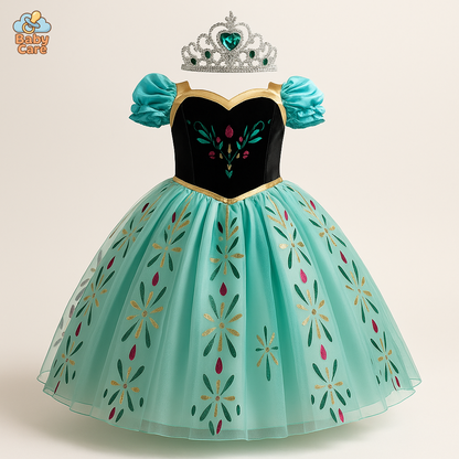 Déguisement princesse Anna carnaval - vue de face