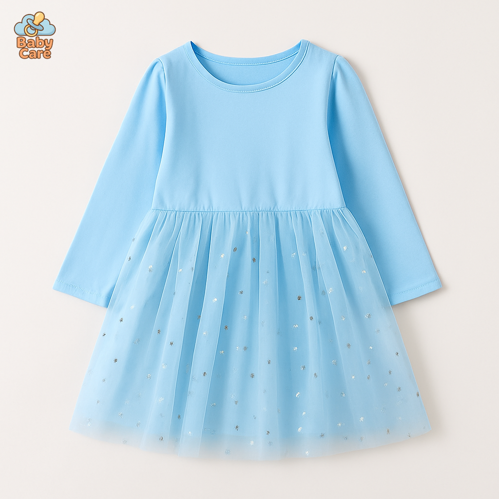 Déguisement reine des neiges avec accessoires - vue de face