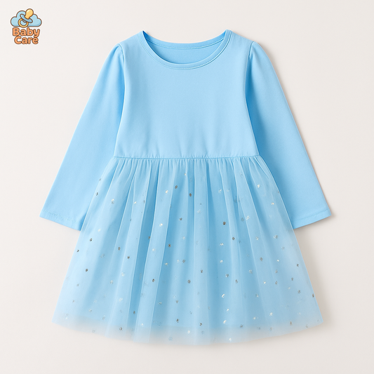 Déguisement reine des neiges avec accessoires - vue de face