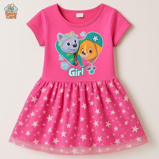 Déguisement Robe Pat Patrouille Fille - vue de face