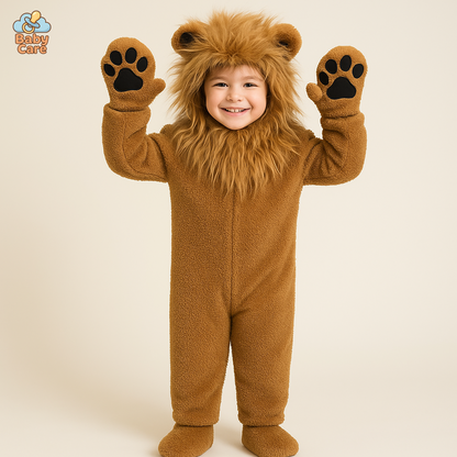 Déguisement roi Lion Enfant Doux et Moelleux - vue de face