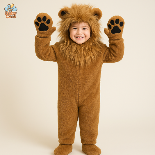 Déguisement roi Lion Enfant Doux et Moelleux - vue de face