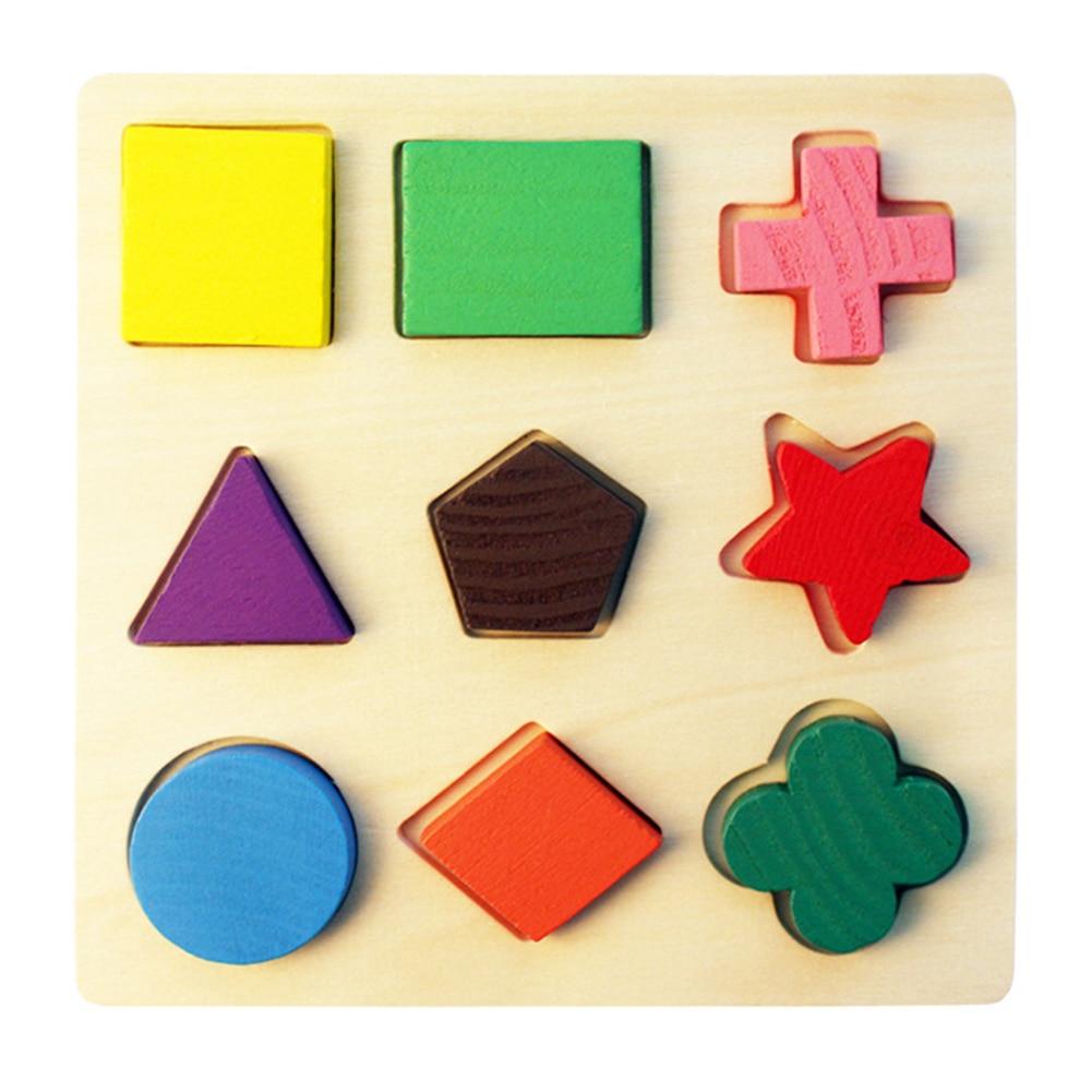 Montessori Puzzle 3D Formes Géométriques