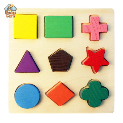 Montessori Puzzle 3D Formes Géométriques