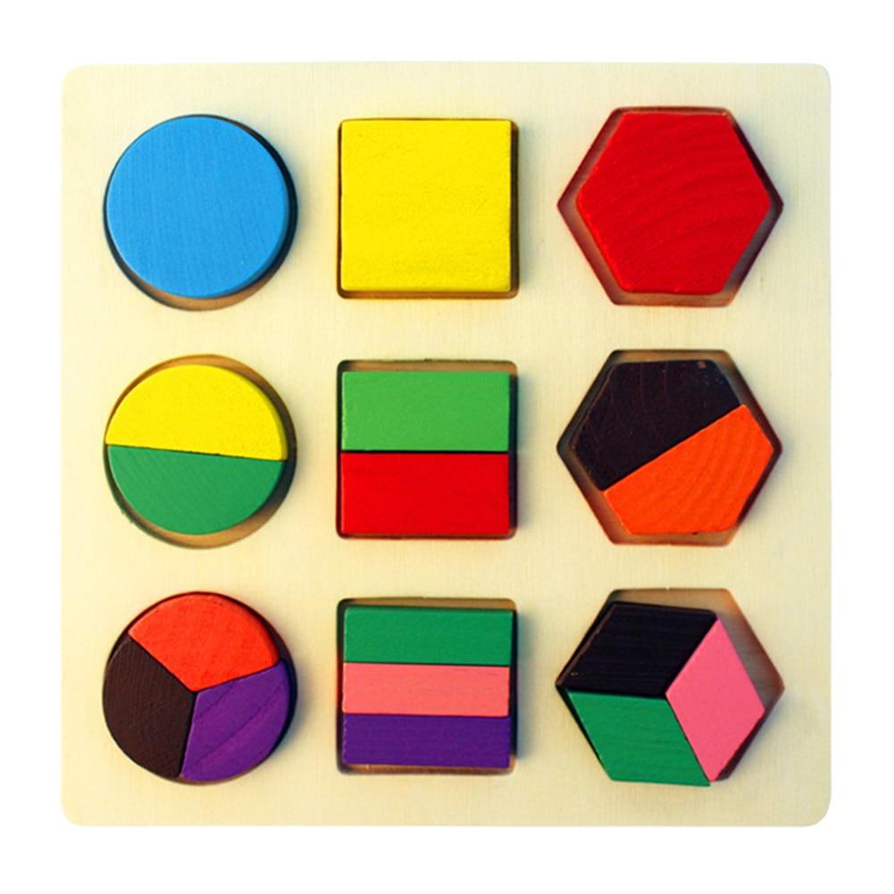 Montessori Puzzle 3D Formes Géométriques