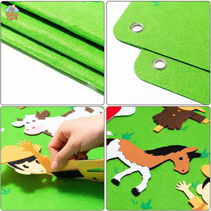 FeltStory™ - Des découvertes et des jeux sans fin ! - Tableau en feutre