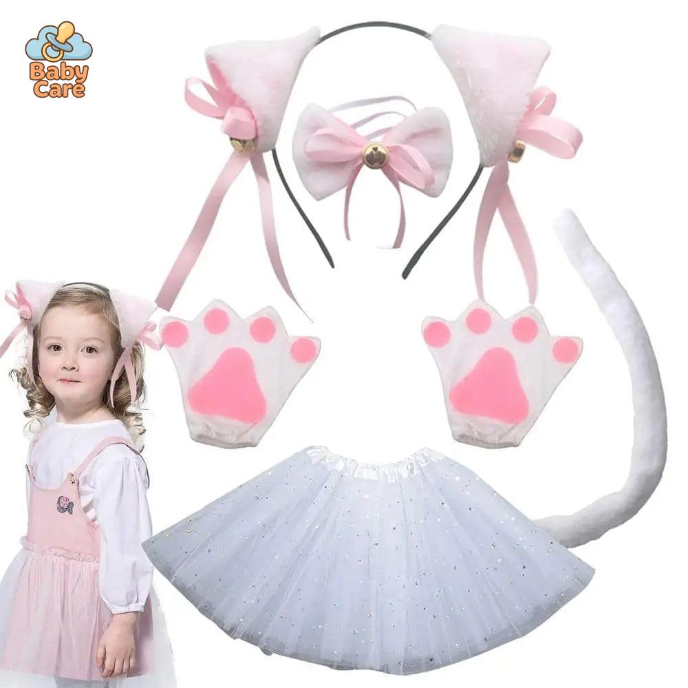 Déguisement Chat Set d'Accessoires Cosplay Enfant