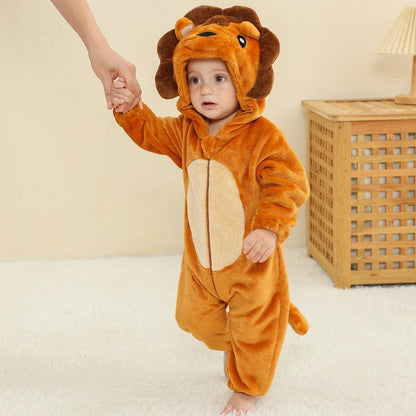 Déguisement Lion Pyjama Bébé Flanelle Doux