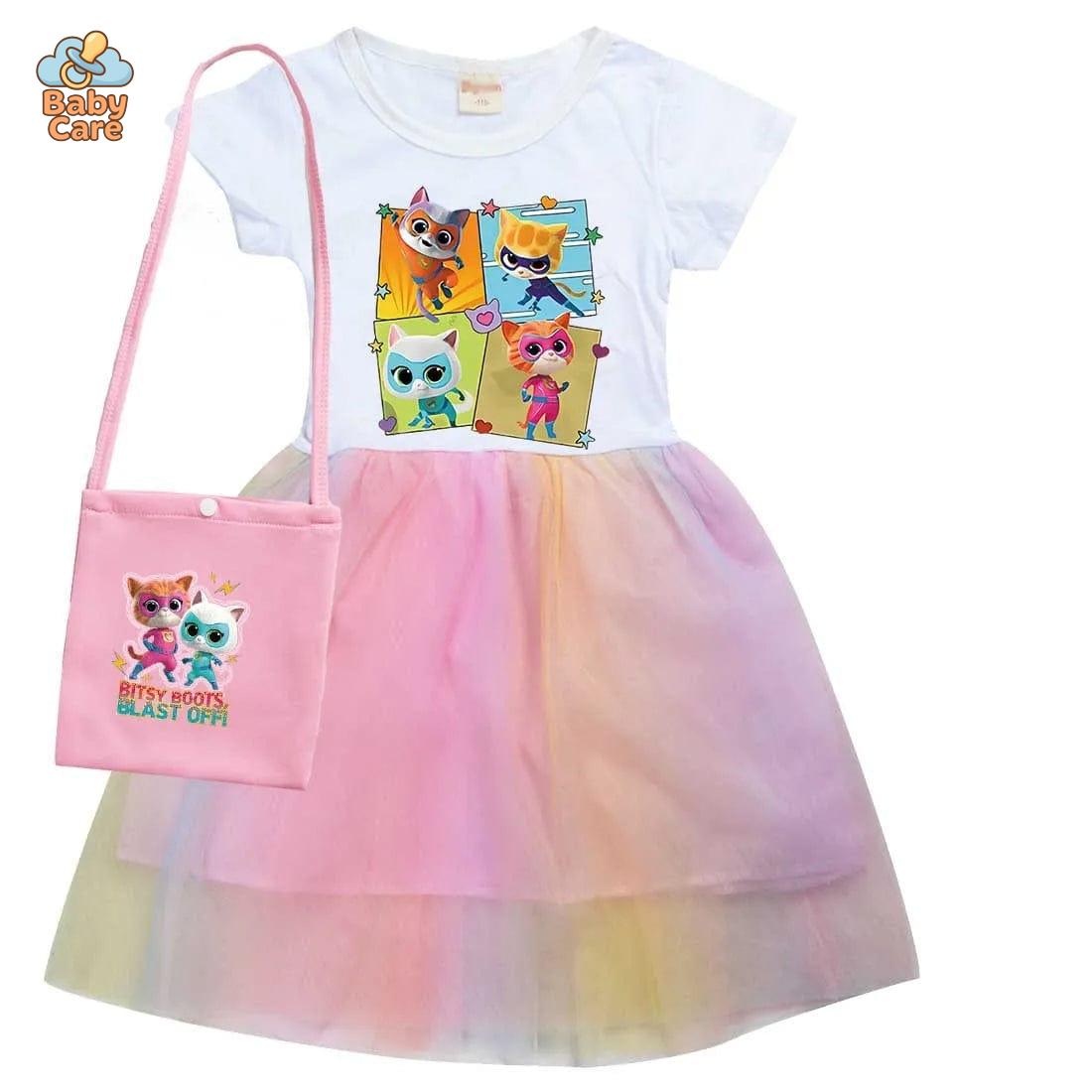 Déguisement Chat Robe Fille avec Accessoires
