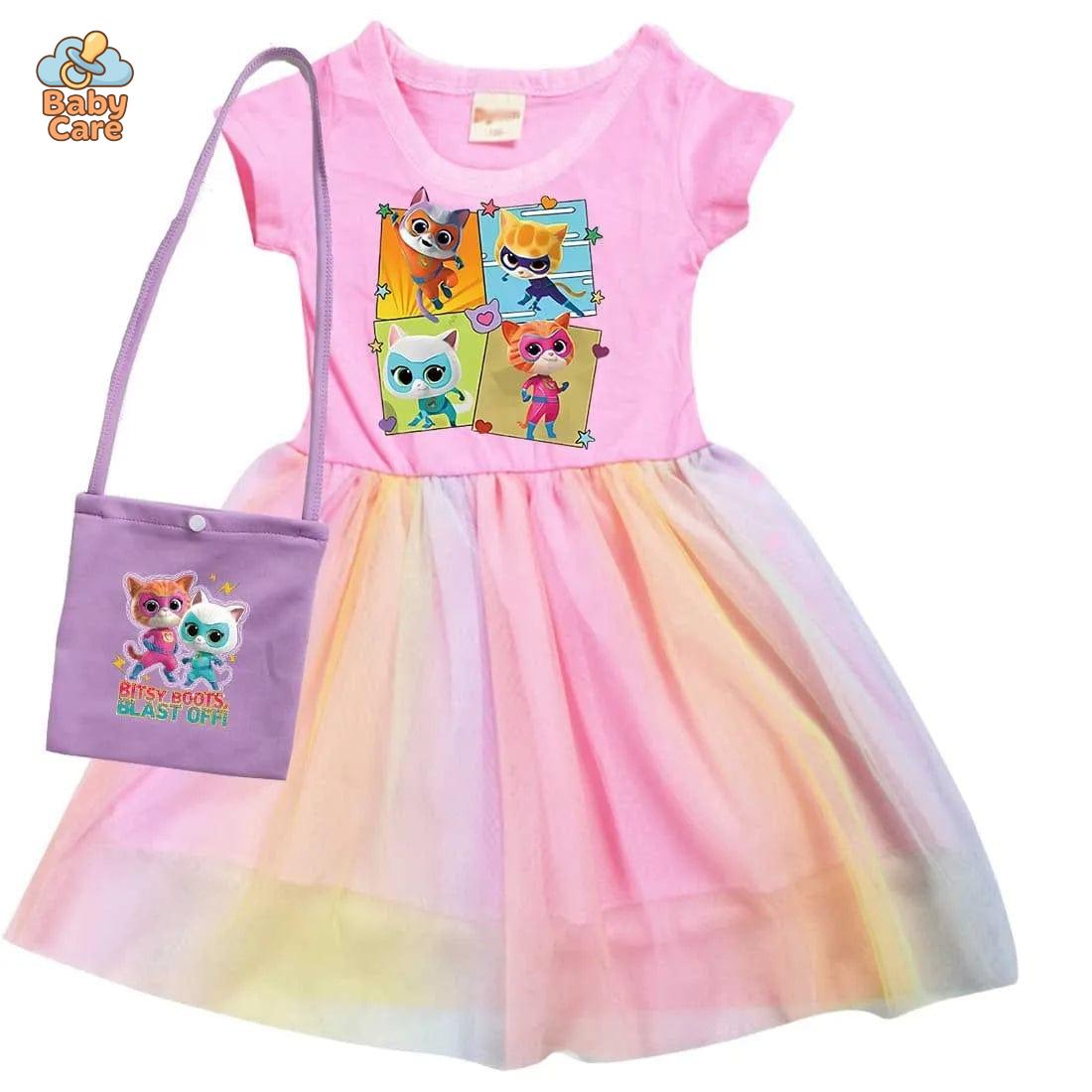 Déguisement Chat Robe Fille avec Accessoires