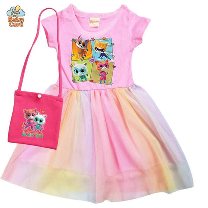 Déguisement Chat Robe Fille avec Accessoires