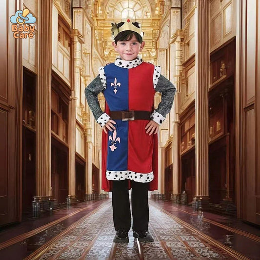 Déguisement roi Enfant Médiéval avec Cape