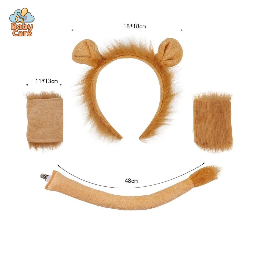 Déguisement Lion Enfant avec Jupe et Accessoires
