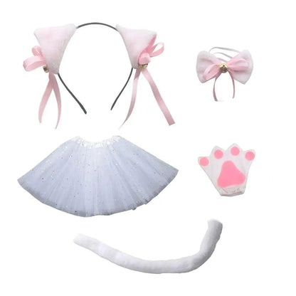 Déguisement Chat Set d'Accessoires Cosplay Enfant