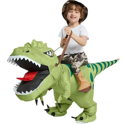 Déguisement dinosaure Gonflable avec Chapeau