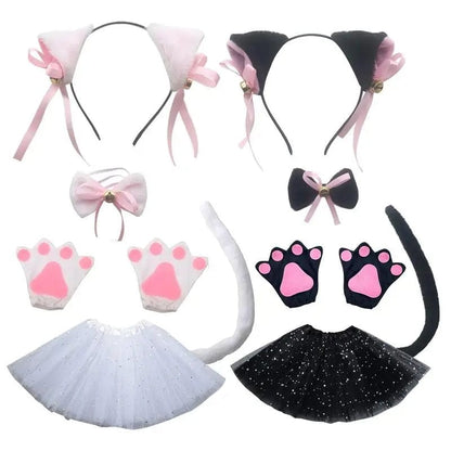 Déguisement Chat Set d'Accessoires Cosplay Enfant